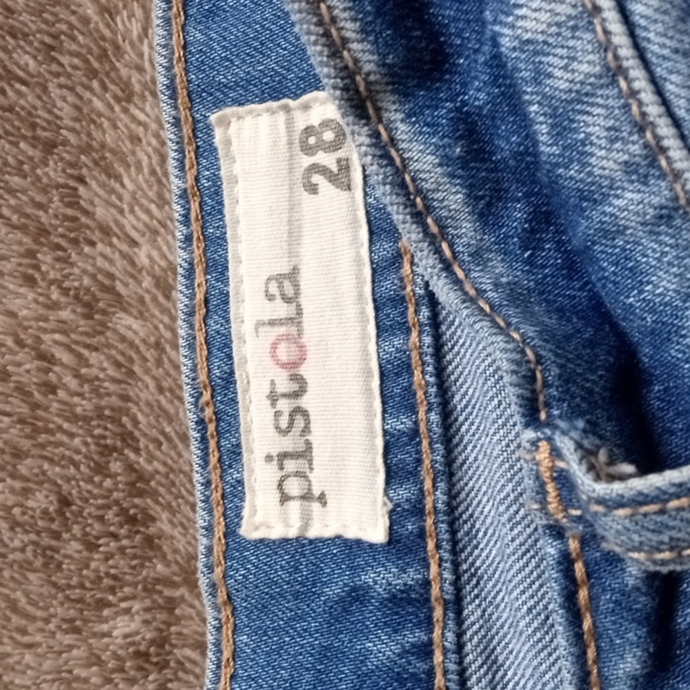 Pistola Pick me Up Two Tone jeans **MISSING BUTTON** - Picture 5 of 11